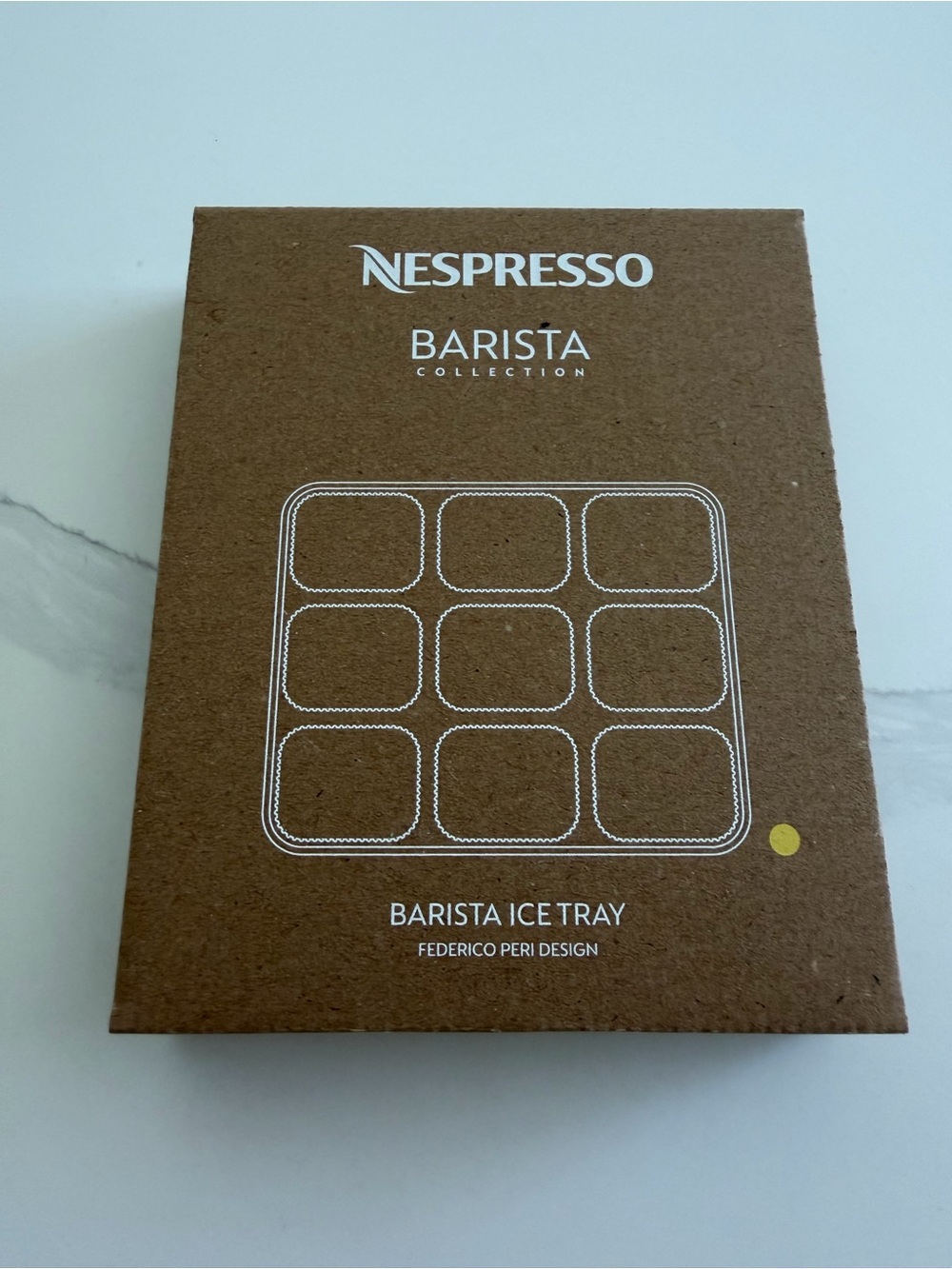 Nespresso Barista Silicone Ice Tray in Bright Yellow and tote bag lavender - Picture 11 of 14